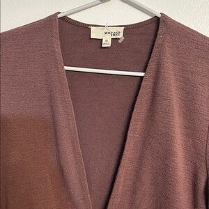 Wilfred Deep Brown Cardigan Sweater